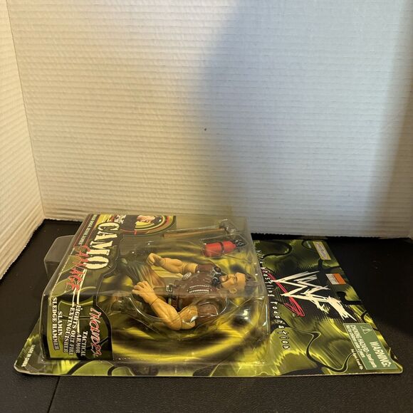 VTG 1999 WWF WWE Road Dogg Jesse James Camo Carnage Jakks Wrestling Figure MOC - Picture 7 of 7